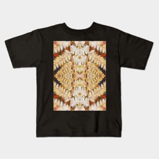 Golden leaves pattern Kids T-Shirt